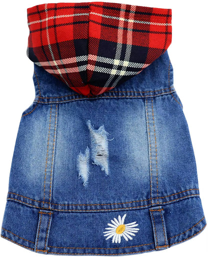 PawVibe Denim Jacket – Cool & Comfy Jean Style for Trendy Pups
